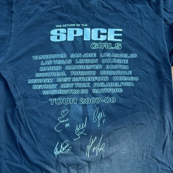 Vintage return of the Spice Girls tour t-shirt - Picture 3 of 3
